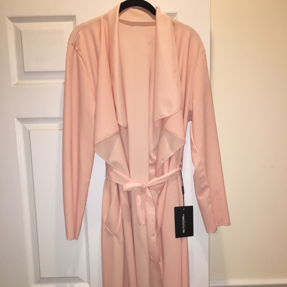 blush duster jacket